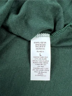 Champion University Of Oregon UO Ducks Green Logo Racerback Tank Top Size Large thumbnail 6