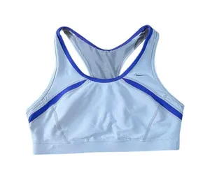 Nike Dri-FIT Purple Gray Medium Support Lined Athletic Sports Bra Size Medium thumbnail 1