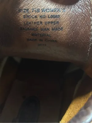 Justin Boots Brown Work Boots Women Size 7.5 thumbnail 9