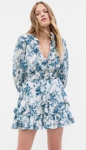 Love Shack Fancy x Gap Floral Dress Mini thumbnail 1