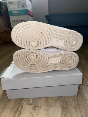 All White Nike Air Force 1 thumbnail 9