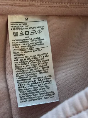 Cropped Wide Leg Women’s Sweatpants with Pockets Elastic Waist Soft Pink thumbnail 6
