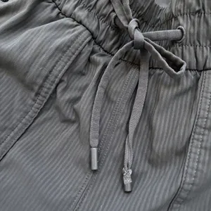 Lululemon Beyond the Studio Jogger Women 8 Graphite Herringbone‎ Ruched Pant thumbnail 8