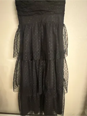 LULUS Tiered Lace‎ Midi Dress thumbnail 4