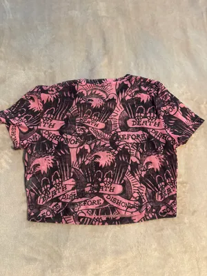 Ed Hardy Mesh See-Through Crop Top thumbnail 2