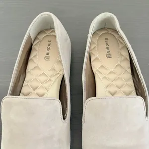 Birdies Loafers The Starling 8 Latte Suede Smoking Slipper Comfort Flats thumbnail 8