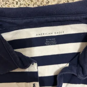 American Eagle Outfitters Blue and White Button Down Shirt thumbnail 2