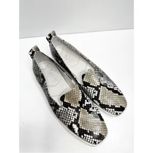 Franco Sarto Loafer Womens Size 5 Snakeskin Print Slip On‎ Square Toe Shoes thumbnail 6