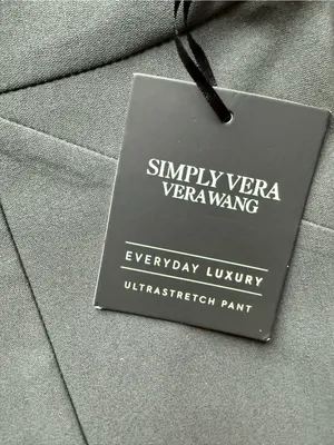 NWT Simply Vera Vera Wang Ultra Stretch Pants - size S thumbnail 6