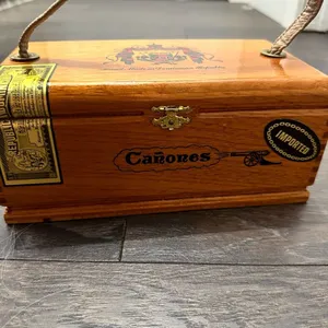 Handmade Canones Dominican Republic Cigar Box Purse thumbnail 2