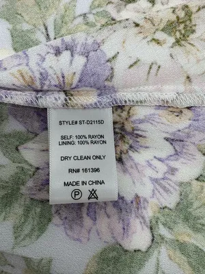 Sky to Moon Purple Floral Mini Dress - Size‎ S. thumbnail 13