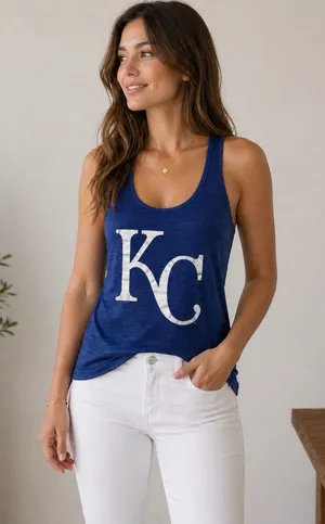 KC Women's Navy Tank Top thumbnail 1