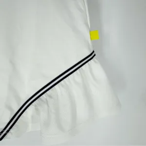 L’Oeuf Poché‎ Baseline Tennis Skort White with Navy Trim Size Small thumbnail 4