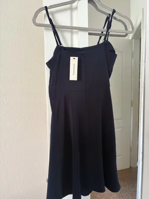 Navy Blue Francesca's Mini Dress thumbnail 2