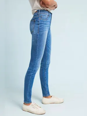 Anthropologie Pilcro & The Letterpress Mid Rise Skinny Jeans Size 26 Medium Wash thumbnail 2