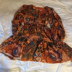 New FLYING TOMATO A Printed Woven Mini Mustard Dress thumbnail 5