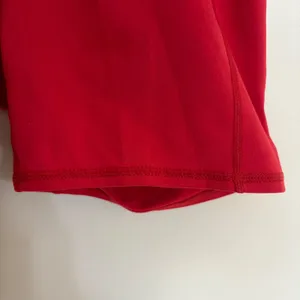 FP Movement Free People Red High Rise Biker Shorts XS‎ Athletic Yoga Workout thumbnail 2