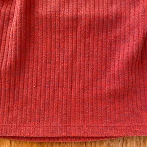 Urban Outfitters berry red ribbed square neck long sleeve top thumbnail 11
