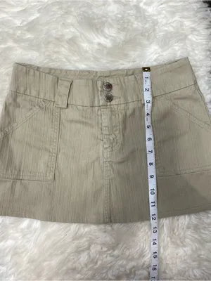 Jodot Khaki Cargo Mini Skirt Y2k Mini‎ Gorpcore Bratz Mallcore thumbnail 4