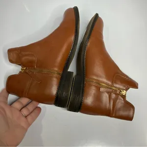 Franco Sarto Hallie ankle boots brown faux‎ leather size 9 thumbnail 7
