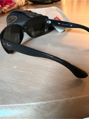 Ray-Ban Jackie Ohh RB4101 601 Women's Black Oversized Cat Eye Sunglasses thumbnail 6