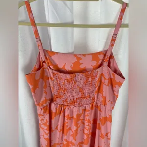 Sanctuary Social Standard Smocked Floral Back Maxi‎ Sun Dress Size Large EUC thumbnail 6