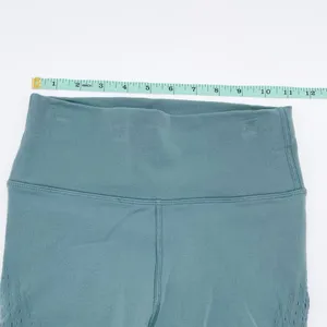 Lululemon Reveal Short Size 4 Digital Rain Tidewater Teal Green Seamless Bike thumbnail 8