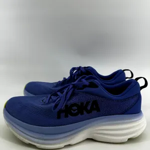 Hoka One One Bondi 8 Running Shoes Sneakers Stellar Blue Cosmos 9.5B thumbnail 4