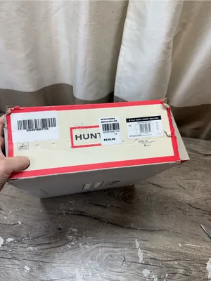 Hunter Women's Original Play Short Rain Boots white willow size 11 NIB thumbnail 7
