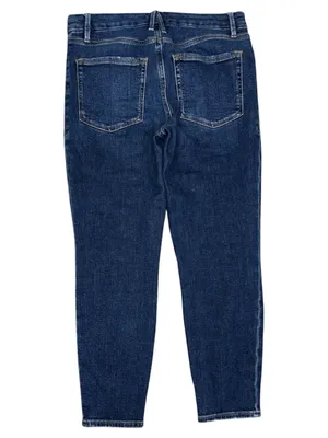 Good American Good Skinny Jeans 10 / 30 Indigo Dark Wash Cashmere Blend GPSK336T thumbnail 2