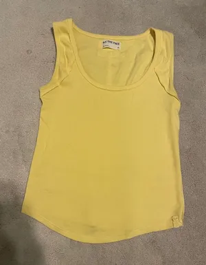 We The Free Sunny Yellow Ribbed Scoop Tank thumbnail 1
