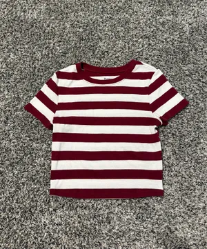 Striped Cropped Tee  thumbnail 2