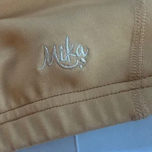 NWOT Mika Yoga Wear Orange Tan Mirabelle Yoga Sports Bra Size XL thumbnail 4