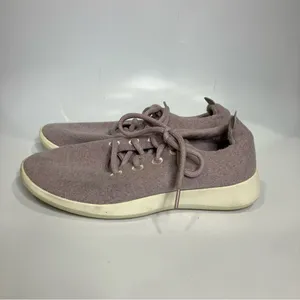 Allbirds wool runners lavender merino wool sneakers women’s‎ size 9 washable thumbnail 4
