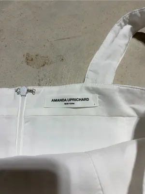 Amanda uprichard Annalise dress White Mini Dress large thumbnail 4