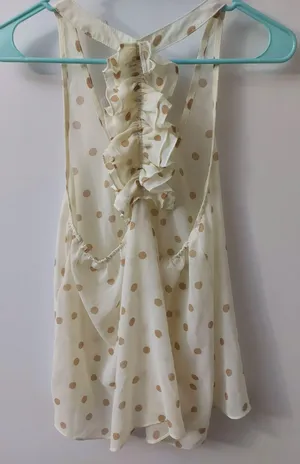 Fa’brik Polka Dot Ruffled Triangle Top thumbnail 2