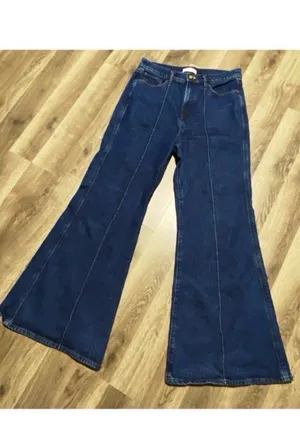 Loft High-Rise Flare Kick Jeans thumbnail 6