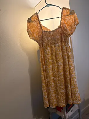 Almost Famous Dress yellow Floral thumbnail 2