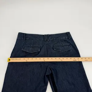 Express Pants Women’s 6 R Dark Blue Editor Trouser Jean Career Tailored thumbnail 9