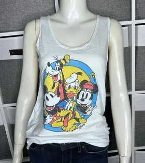 Disney Mickey and Friends Retro Group Shot Tank Top Size Small thumbnail 1