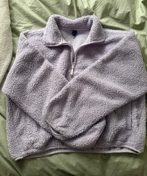 Old Navy Quarter-Zip Sherpa thumbnail 1