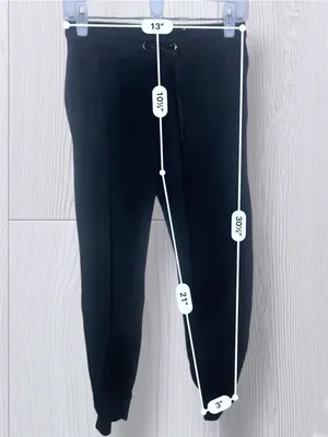 COTTON ON Women’s Classic Fleece Jogger Sweatpants Black Drawstring Pockets thumbnail 8