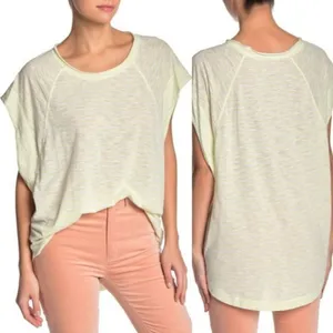 nwt // free people halo cap sleeve tee thumbnail 1