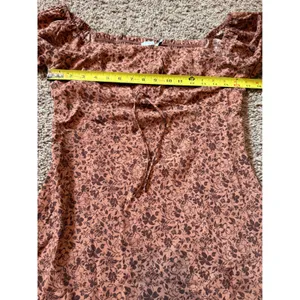 Lush Mini Dress Size Large Fairy Boho Whimsy Floral Print thumbnail 6