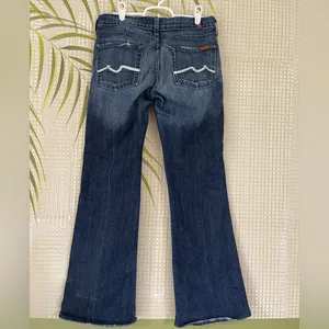 7 For All Mankind Flared jeans Size 28 thumbnail 3