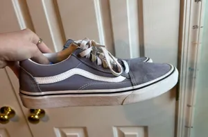 Blue Suede Vans Old Skool thumbnail 3