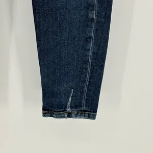 Zara Basic Z1975 Denim Women Blue Embroidered Rose Skinny Jeans Boho Size 4‎ thumbnail 10