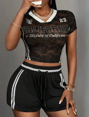 Black two piece set Size M thumbnail 1