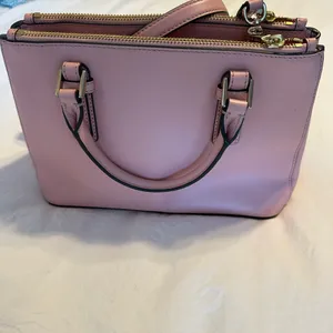 Tory Burch Blush Pink Saffiano Leather Satchel with Removable Strap thumbnail 6