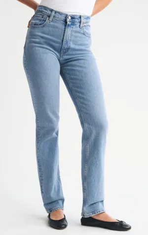 Abercrombie & Fitch Ultra High Rise 90s Straight Jean Size 14 thumbnail 1